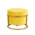 Height Adjustable ! Nordic Luxury Living Room Stool Flannel Chair Cover Solid Color Sofa Pedal Round Stools Ottoman Pouf